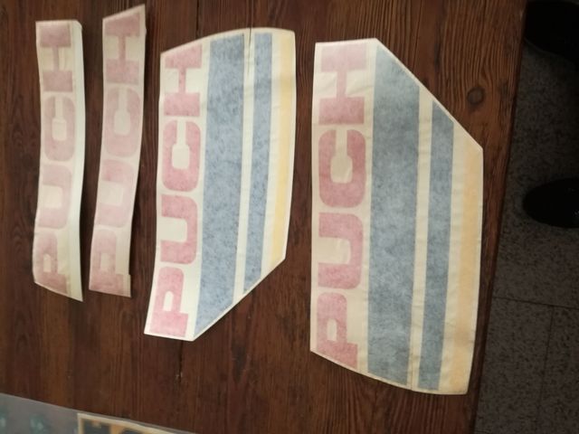 Jg de pegatinas moto puch