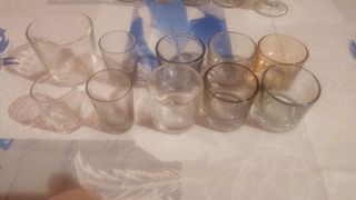 Vasos de chupito y copas