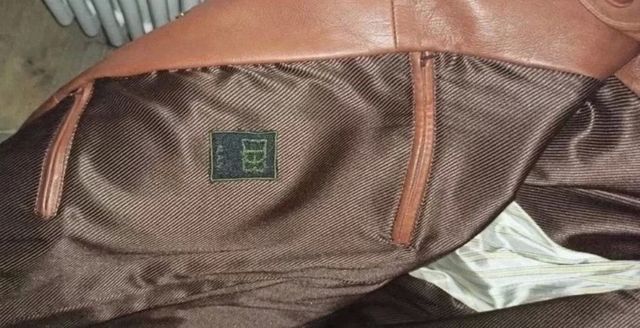 Trench pelle pregiata