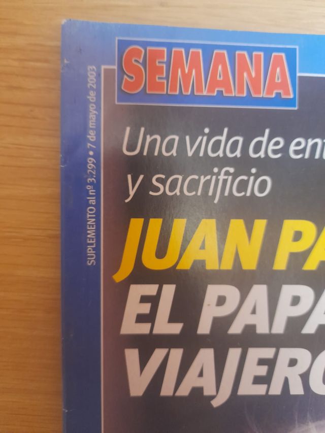 Revista Semana JUAN PABLO II, el Papa viajero