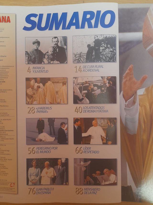 Revista Semana JUAN PABLO II, el Papa viajero