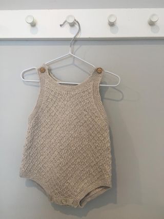 Pelele y capota talla 1-3 ZARA NUEVO CON ETIQUETA