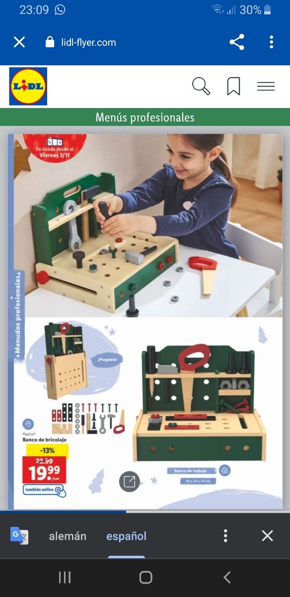 Banco de bricolaje madera juguete