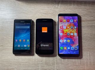 Pack de móviles android para piezas