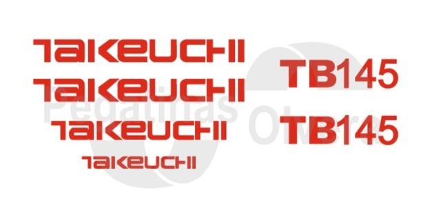 Kit Adhesivos Takeuchi TB145