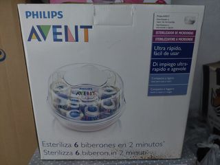 Esterilizador biberones microondas