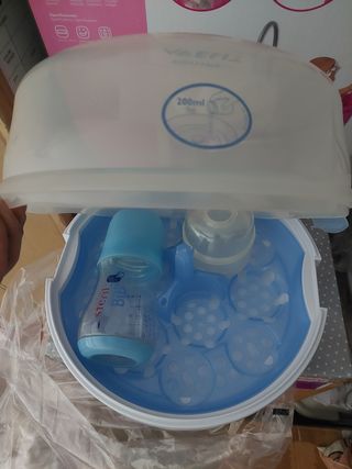 Esterilizador biberones microondas