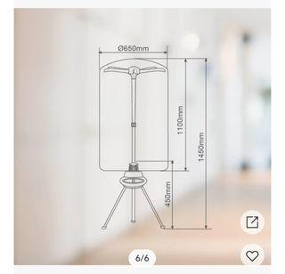 Secadora ropa portátil GSC kalera 1000w