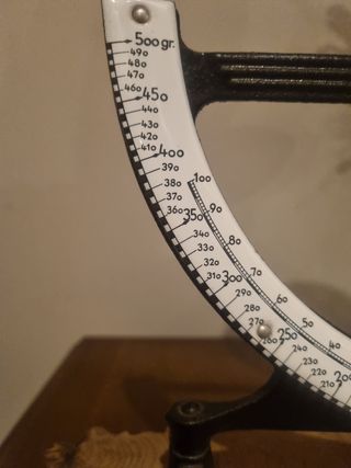 BALANZA PESACARTAS CONCAV