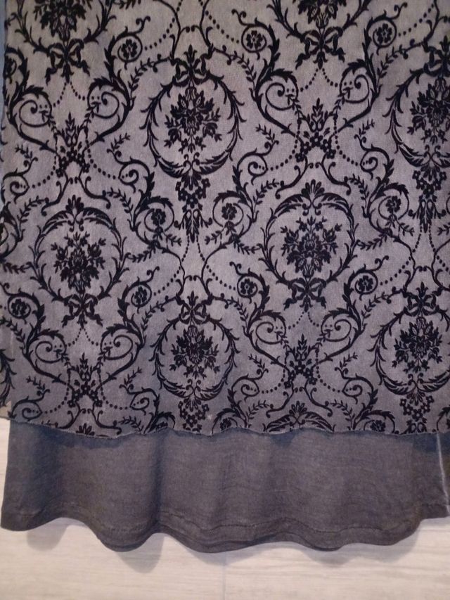 Vestito donna grigio nero