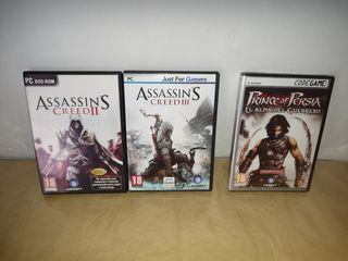Juegos Pc Assassins Creed II y III + regalo