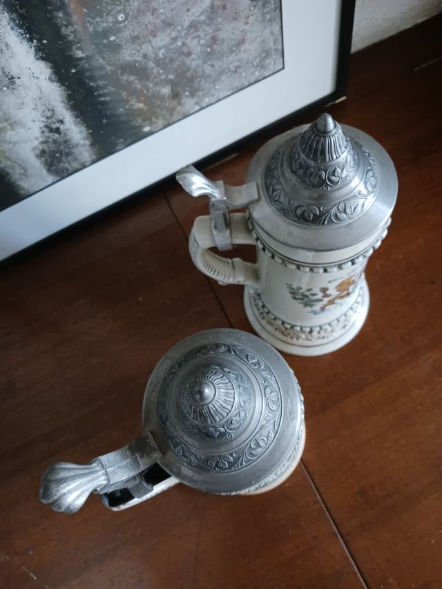 2 JARRAS CERVEZA Colección