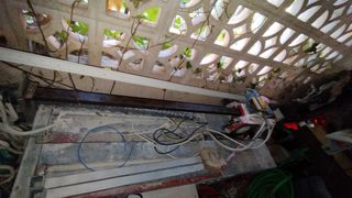 Maquina de corte azulejo con agua