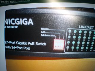 Switch PoE Gigabit a 24 porte NicGiga 
