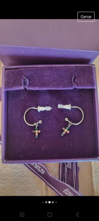 Pendientes aro y cruz de Aristocrazy
