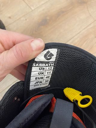 Botas de piel grabada de Snowboard marca Burton