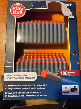 Pack 100 dardos para Nerf