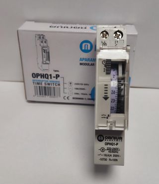 RELOJ-INTERRUPTOR HORARIO PISCINA 1 MÓDULO