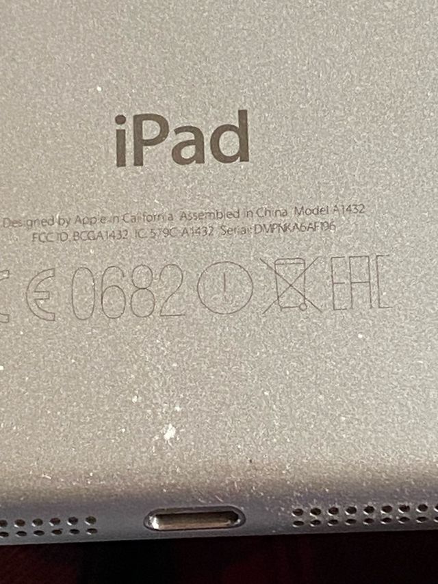 ipad mini a1432 bianco