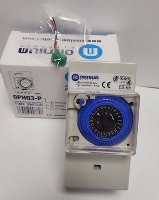 RELOJ-INTERRUPTOR HORARIO PISICINA 3 MÓDULOS