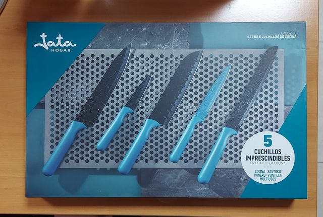 Set 5 cuchillos cocina jata