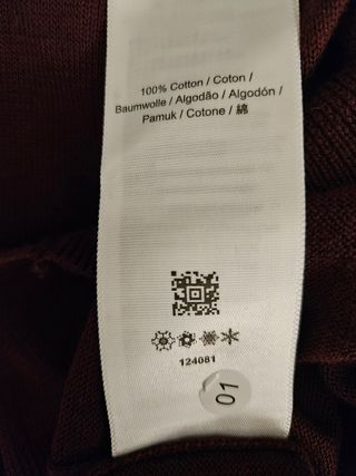 Jersey burdeos. Talla 2XL