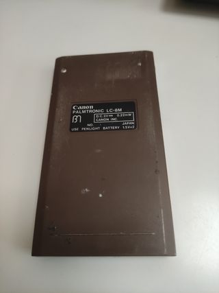 calculadora CANON Palmatronic LC 8M