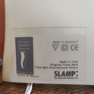 Lampada Slamp design Giulio Di Mauro