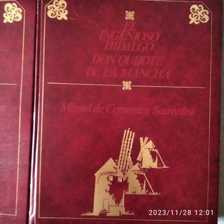 Dos tomos Quijote