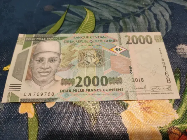 Billete de Guinea sin circular