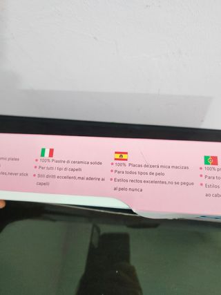 PLANCHA PELO CERAMICA PROFESIONAL SURKER HD 9109