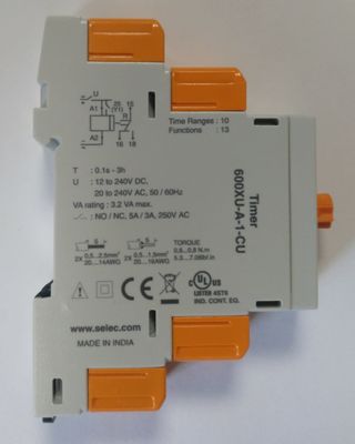 RELÉ DE TIEMPO O TEMPORIZADOR MULTIFUNCIÓN SELEC