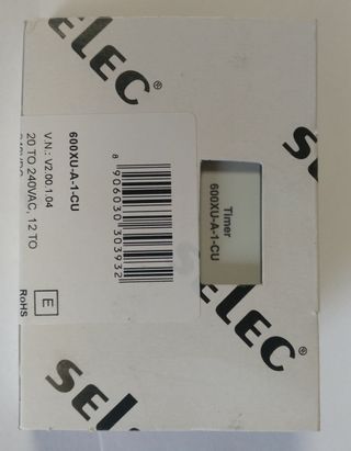 RELÉ DE TIEMPO O TEMPORIZADOR MULTIFUNCIÓN SELEC