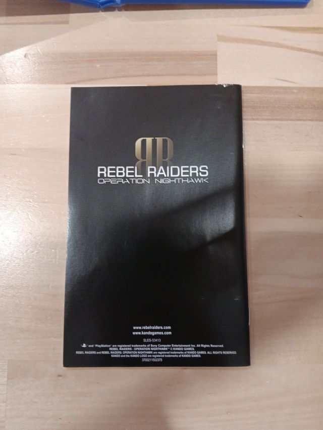 Juego Rebel raiders Ps2