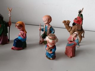 antiguas figuras para Belén de PVC