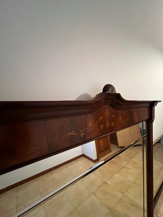 ESPEJO GRANDE MADERA CLÁSICA