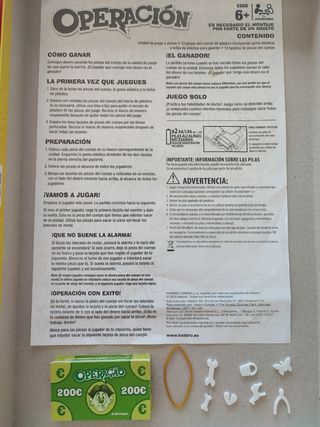 Juego operación HASBRO 