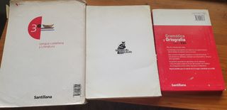 3 LIBROS LENGUA, LITERATURA, GRAMÁTICA Y