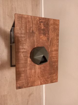 Mesa auxiliar estilo industrial