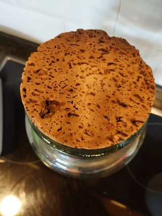 ANTIGUO TARRO XL GRANDE DE VIDRIO ALMACENAJE