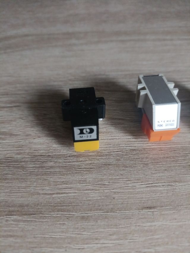 Lote de cápsula + dos cápsulas Shure para valerio 