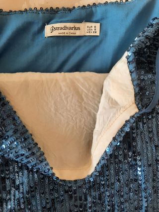 Top lentejuelas stradivarius