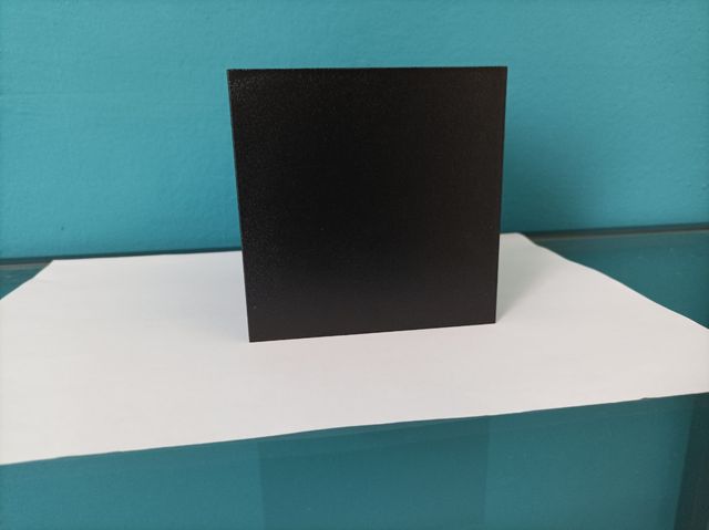 Applique cubo nero moderno per interno o esterni