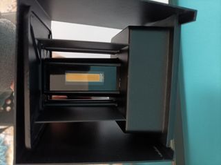 Applique cubo nero moderno per interno o esterni