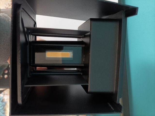 Applique cubo nero moderno per interno o esterni