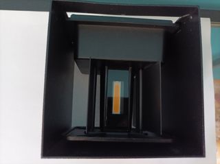 Applique cubo nero moderno per interno o esterni