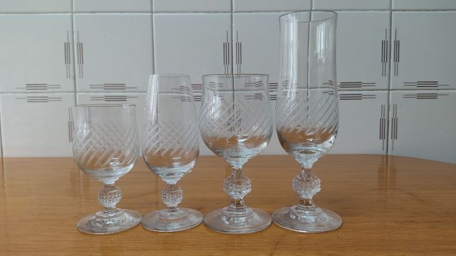 Copas de cristal