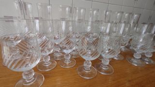 Copas de cristal