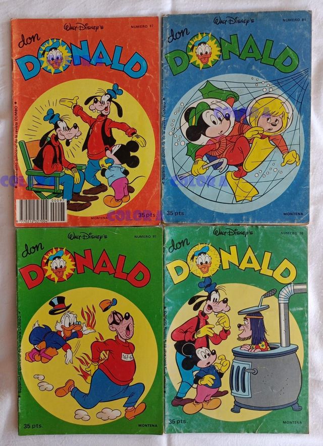 Don Donald 12 números (Comic) Walt Disney -Montena