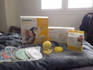 sacaleches medela electrico.Kit lactancia.Nuevo.